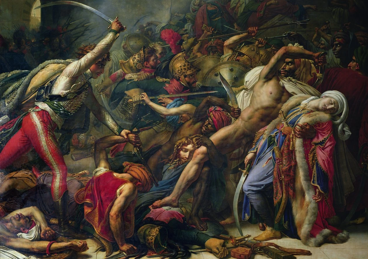 La rivolta del Cairo, c.1810 - Musée National du Château, Versailles, dettaglio